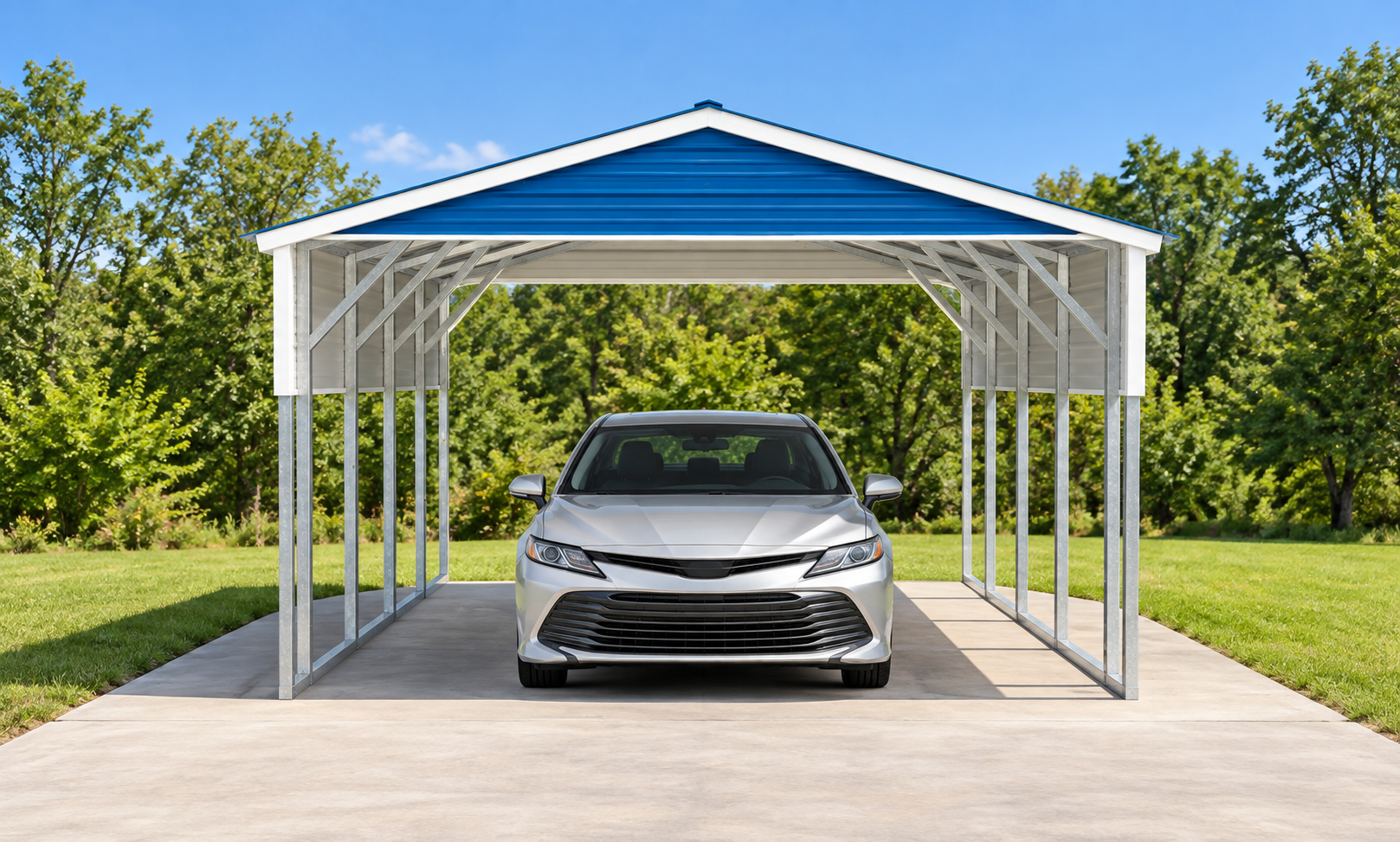 16×22×8 carport