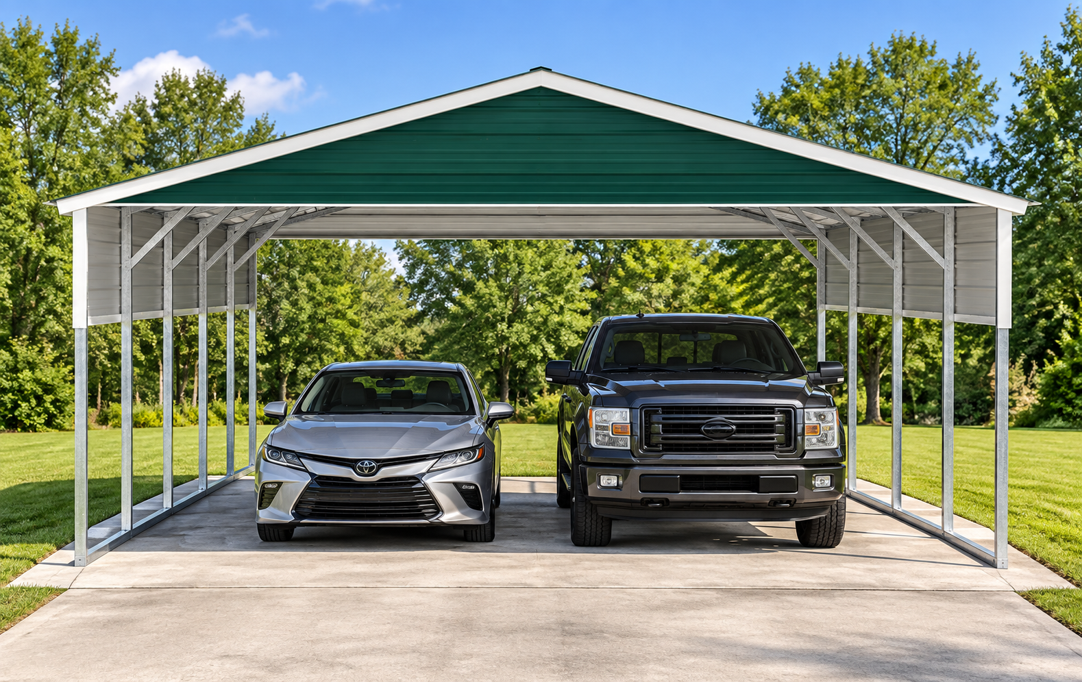 24×24×9 carport