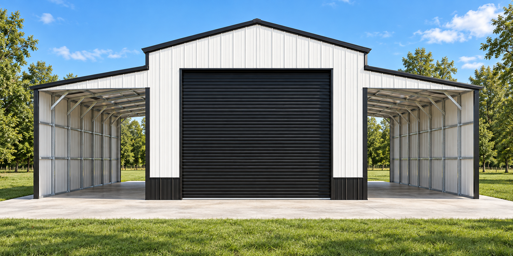 48x40x18 Metal Barn